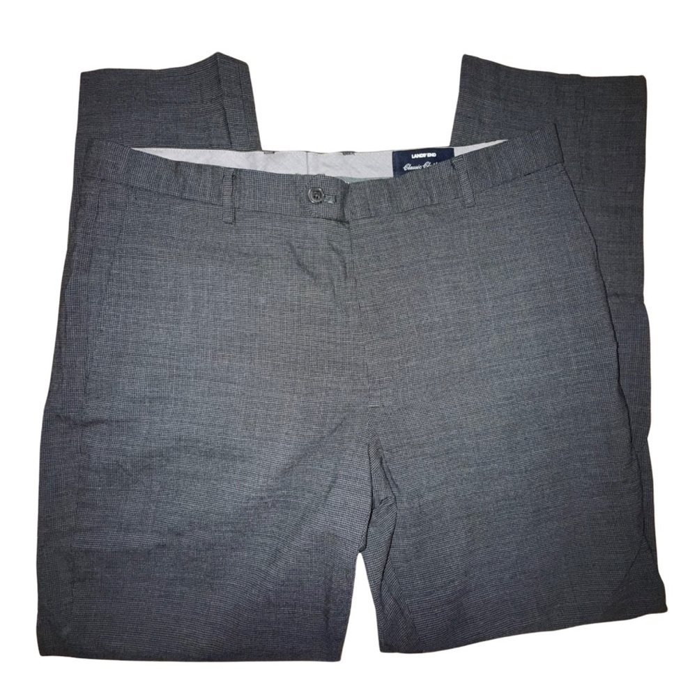 Lands End men’s Gray Dress Pants | 36